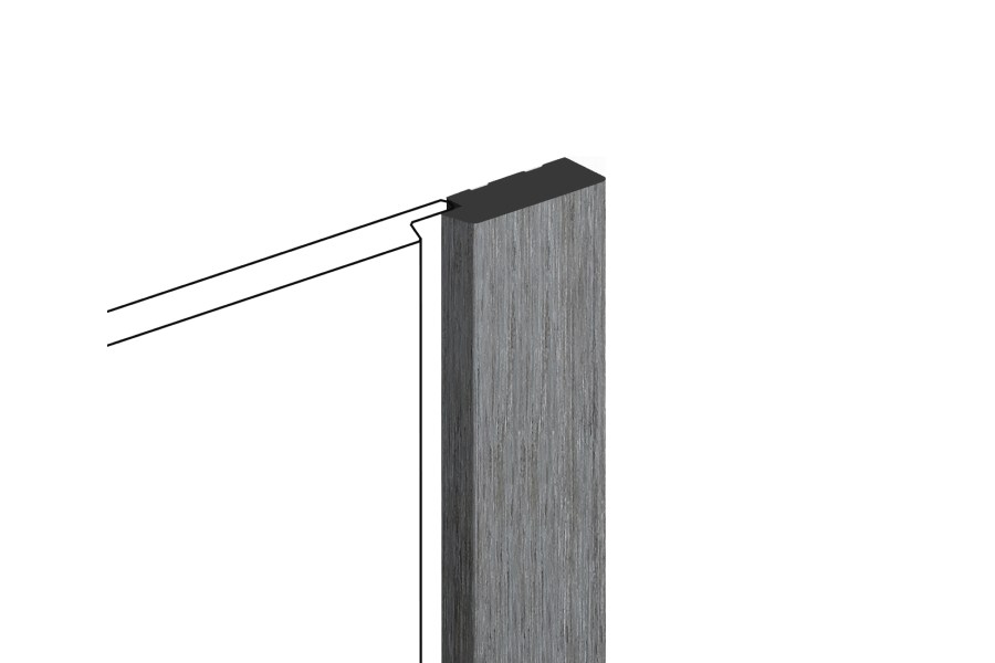 Финишный молдинг Hiwood LF124B GN68 2700×31×12