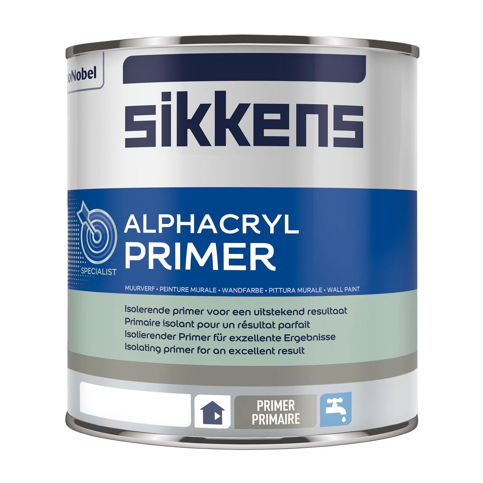 Грунтовка под краску для стен и потолка Sikkens Alphacryl Primer Base N00 прозрачная база 4,65 л