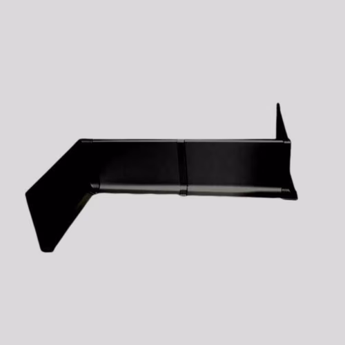 Плинтус алюминиевый Modern Decor L-образный черный 2950×40×10