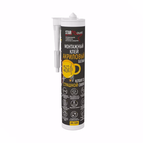 Клей монтажный Decor-Dizayn StarMount AK-125 акриловый 290 мл