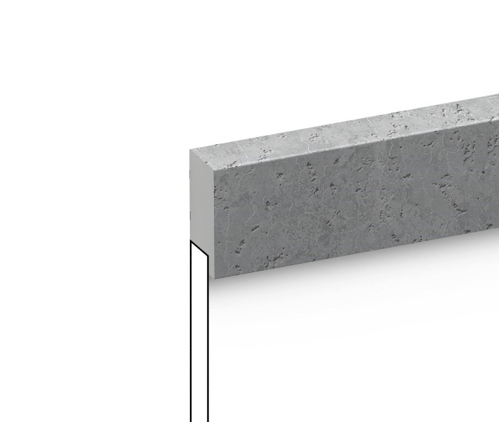 Финишный молдинг Hiwood LF1 W50 2700×50×17