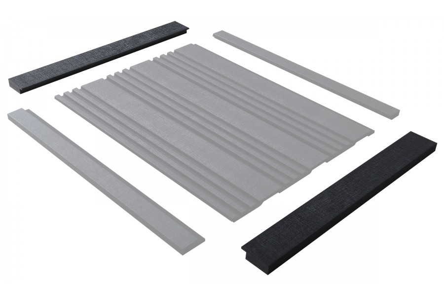 Финишный молдинг Hiwood LF1 BK114K 2700×50×17