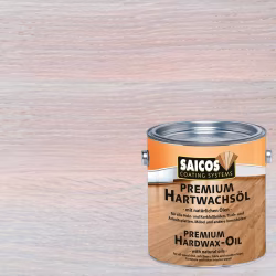 Масло с твердым воском для пола Saicos Premium Hartwachsol цвет 3100 Белый матовый 0,125 л