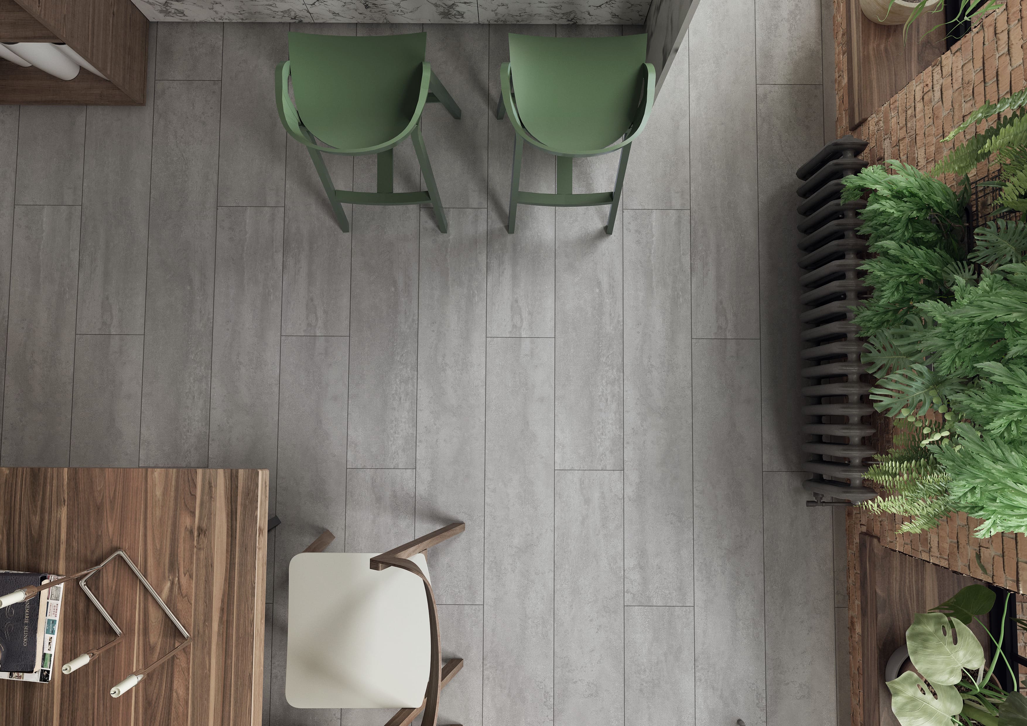 Ламинат Kronopol Aurum Fiori Aqua Concrete D 3274 1380×242×10 фото в интерьере Ламинат Kronopol Aurum Fiori Aqua Concrete D 3274 1380×242×10 фото в интерьере