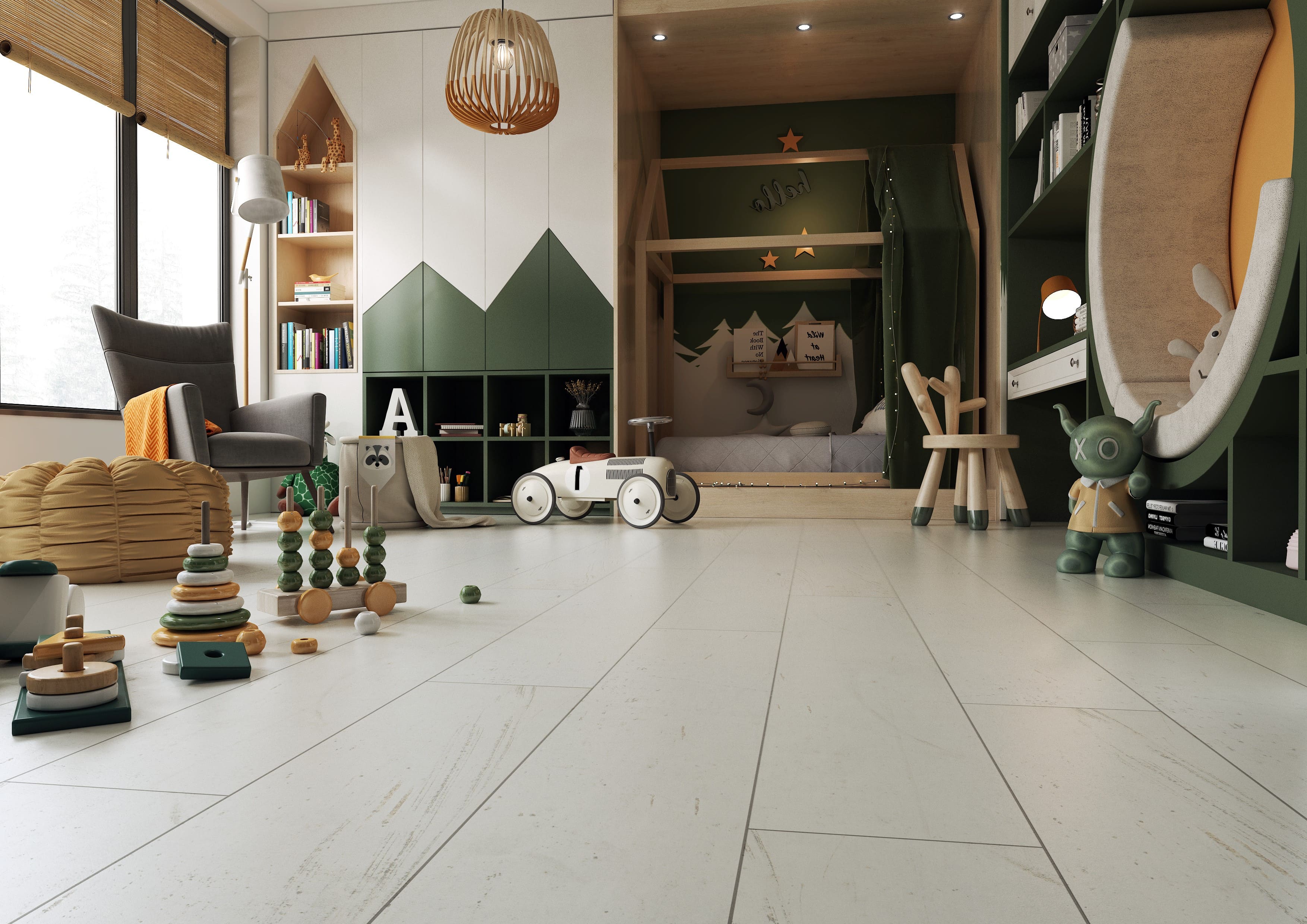 Ламинат Kronopol Aurum Fiori Aqua White Concrete D 1051 1380×242×10