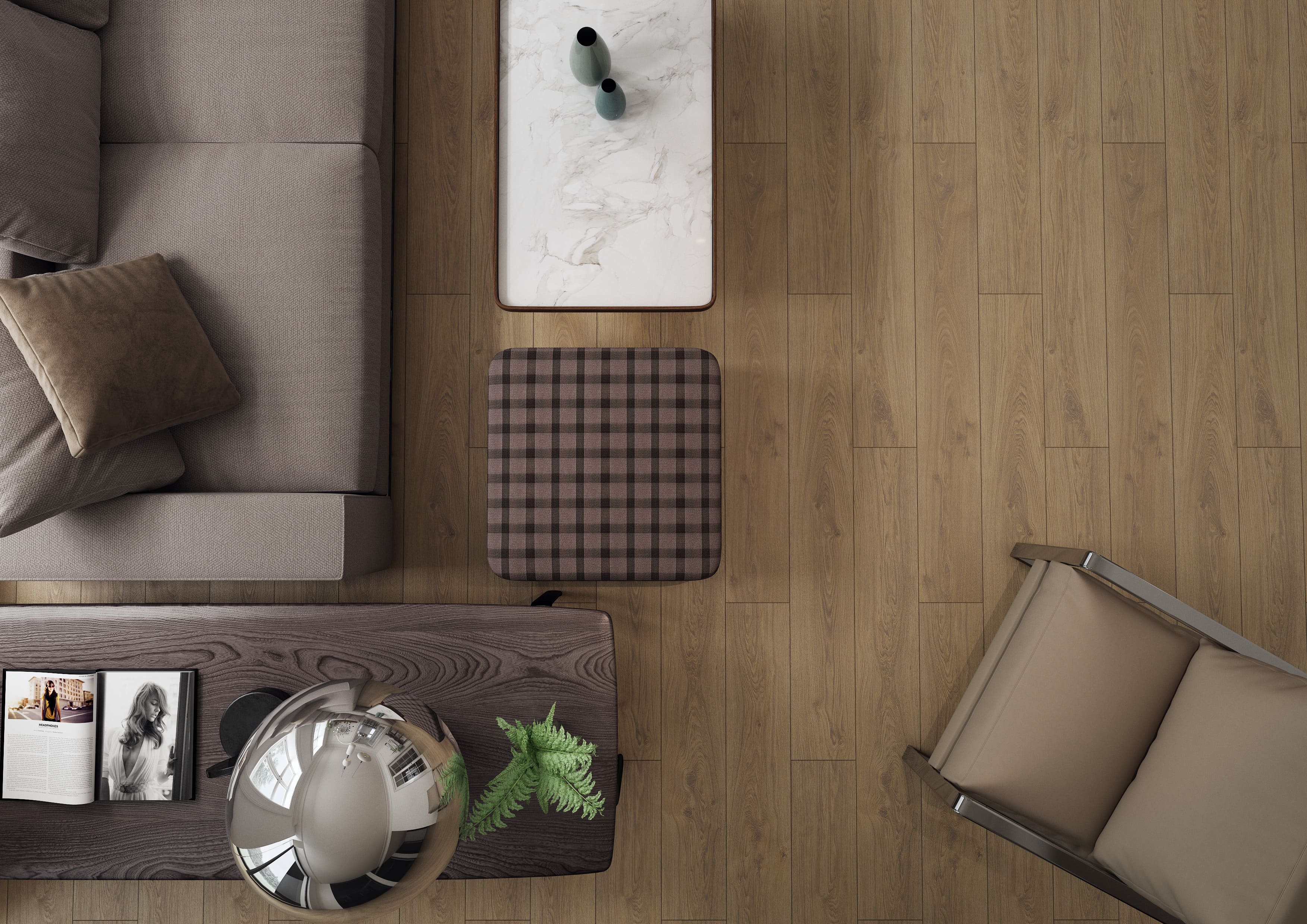 Ламинат Kronopol Aurum Symfonia Aqua Oak Forte D 40074 1380×191×12 фото в интерьере