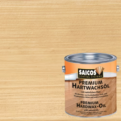 Масло с твердым воском для пола Saicos Premium Hartwachsol цвет 3328 Тик матовый 0,125 л