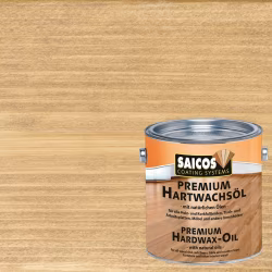 Масло с твердым воском для пола Saicos Premium Hartwachsol цвет 3381 Орех матовый 0,125 л