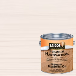Масло с твердым воском для пола Saicos Premium Hartwachsol цвет 3308 Снежный матовый 0,125 л