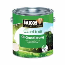 Масло грунтовочное для дерева Saicos Ecoline Ol-Grundierung цвет 3409 Белый 0,125 л