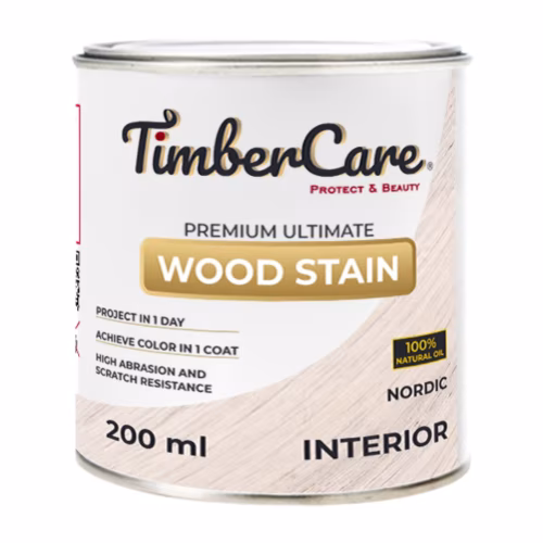Масло для дерева TimberCare Wood Stain цвет Скандинавский 350001 шелковисто-матовое 0,2 л