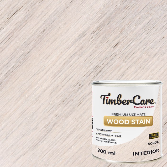 Масло для дерева TimberCare Wood Stain цвет Скандинавский 350001 шелковисто-матовое 0,2 л