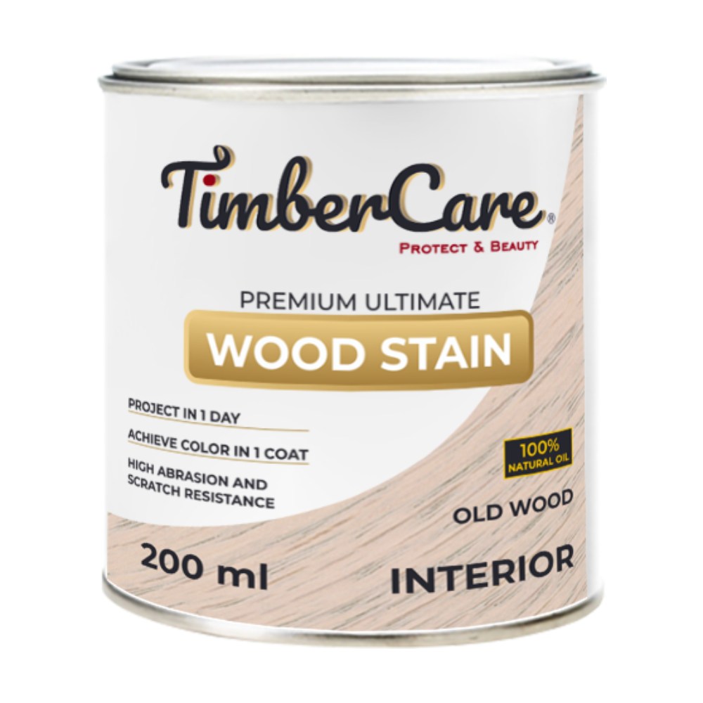 Масло для дерева TimberCare Wood Stain цвет Старинное дерево 350007 шелковисто-матовое 0,2 л