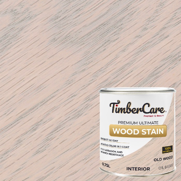 Масло цветное для дерева TimberCare Wood Stain цвет Старинное дерево 350008 шелковисто-матовое 0,75 л