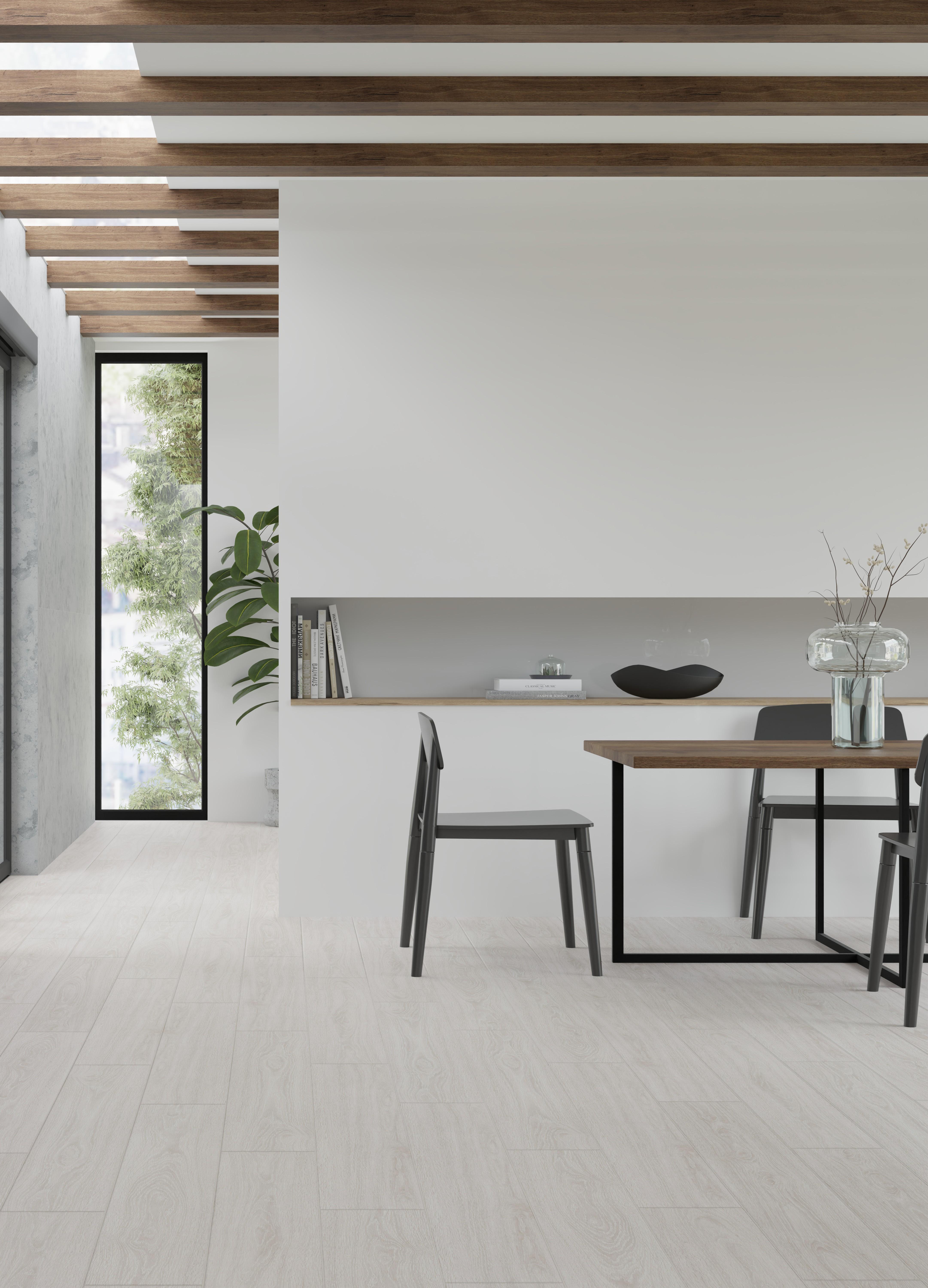 Ламинат Egger Pro Classic 8/33 Aqua+ Дуб Пеньярала светлый EPL225 1292×193×8 фото в интерьере