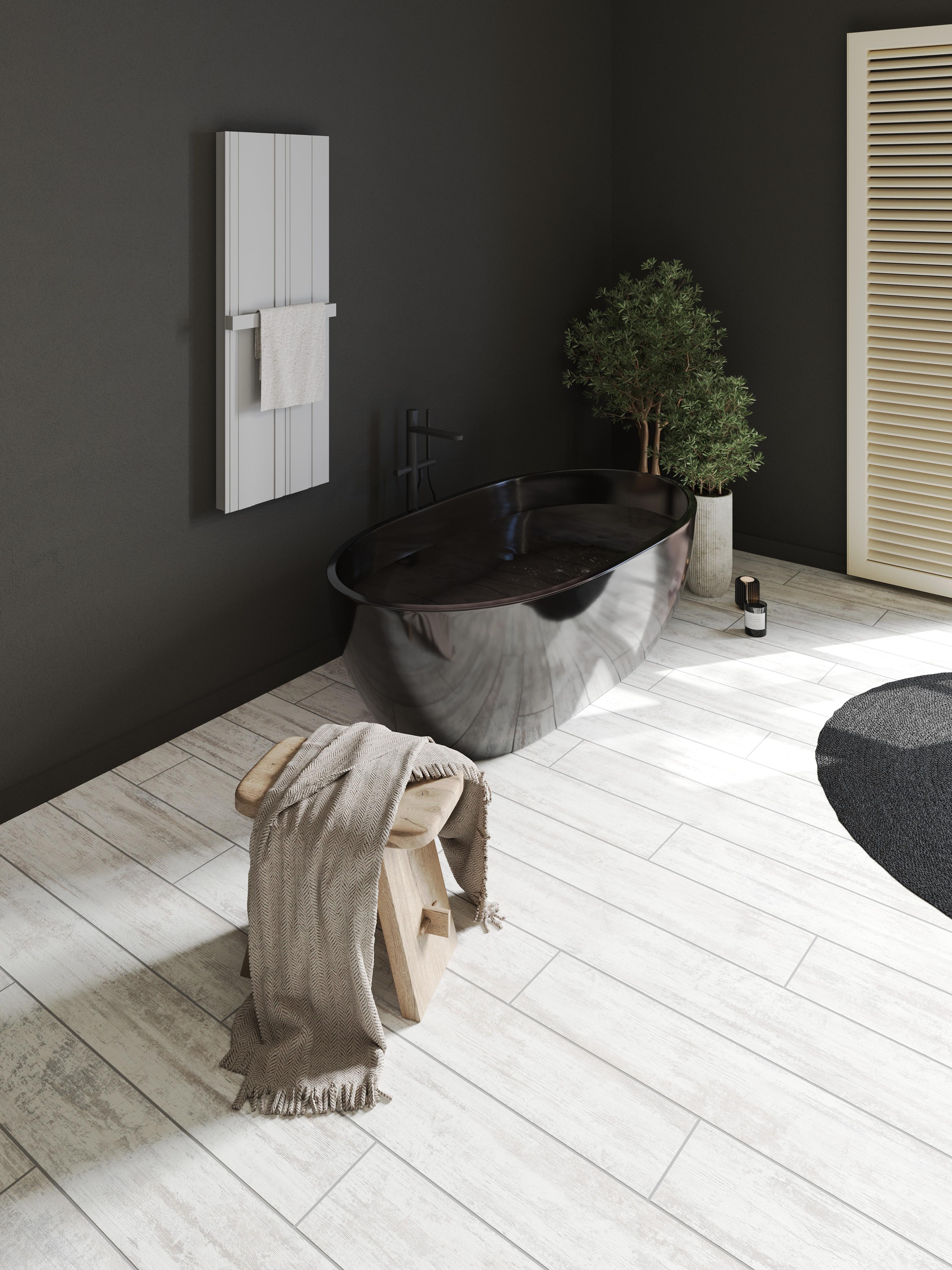 Ламинат Egger Pro Classic 8/33 Aqua+ Сосна белая лофт EPL234 1292×193×8 фото в интерьере