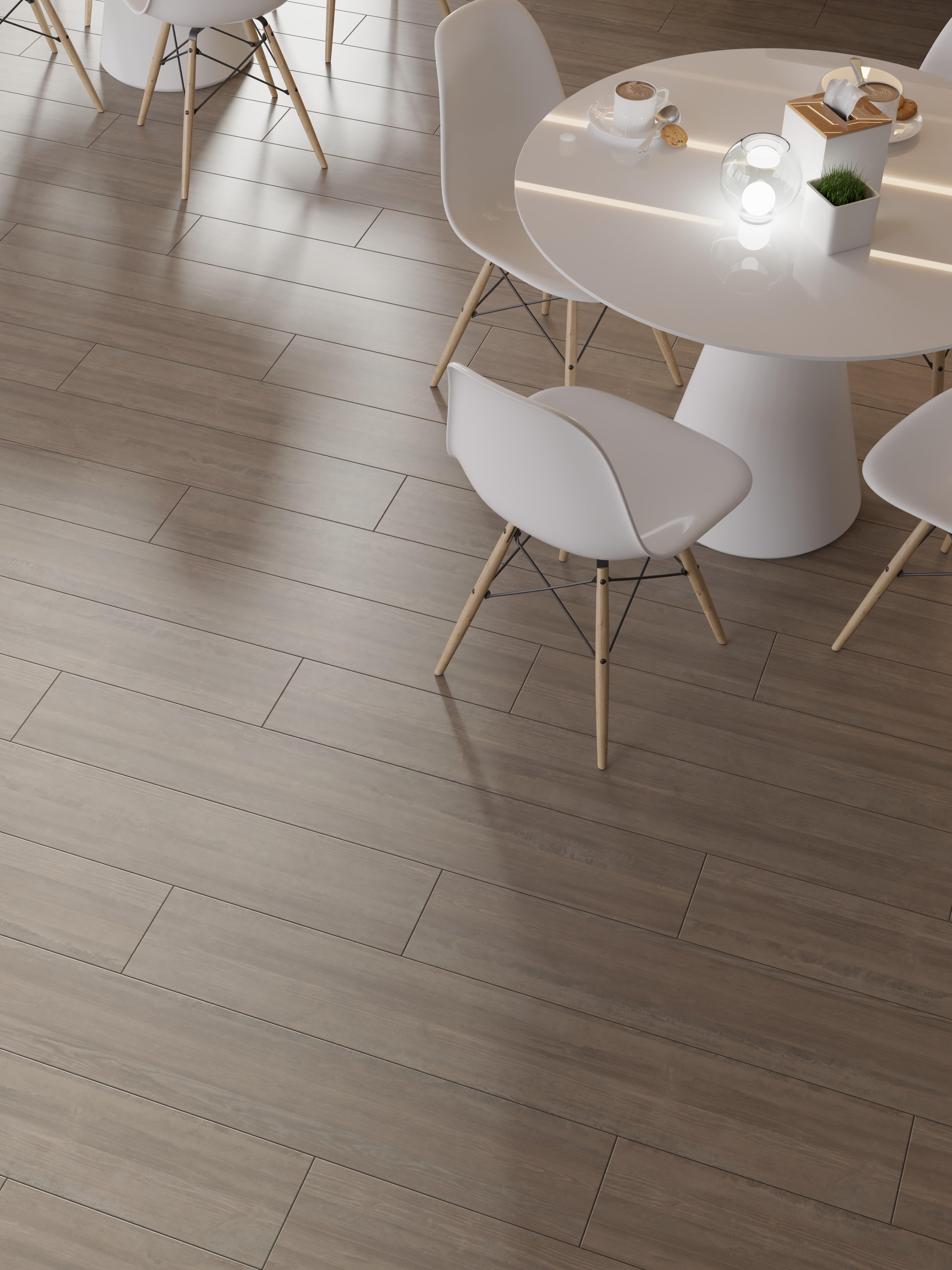 Ламинат Egger Pro Classic 8/33 Aqua+ Дуб Марчена браун EPL248 1292×193×8 фото в интерьере