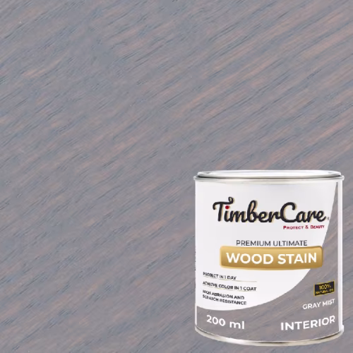 Масло для дерева TimberCare Wood Stain цвет Серая дымка 350009 шелковисто-матовое 0,2 л