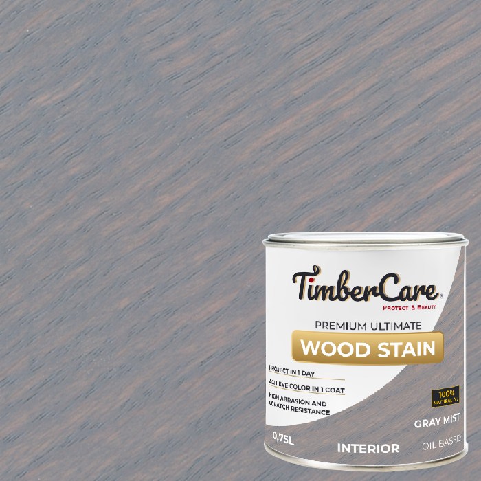 Масло для дерева TimberCare Wood Stain цвет Серая дымка 350010 шелковисто-матовое 0,75 л