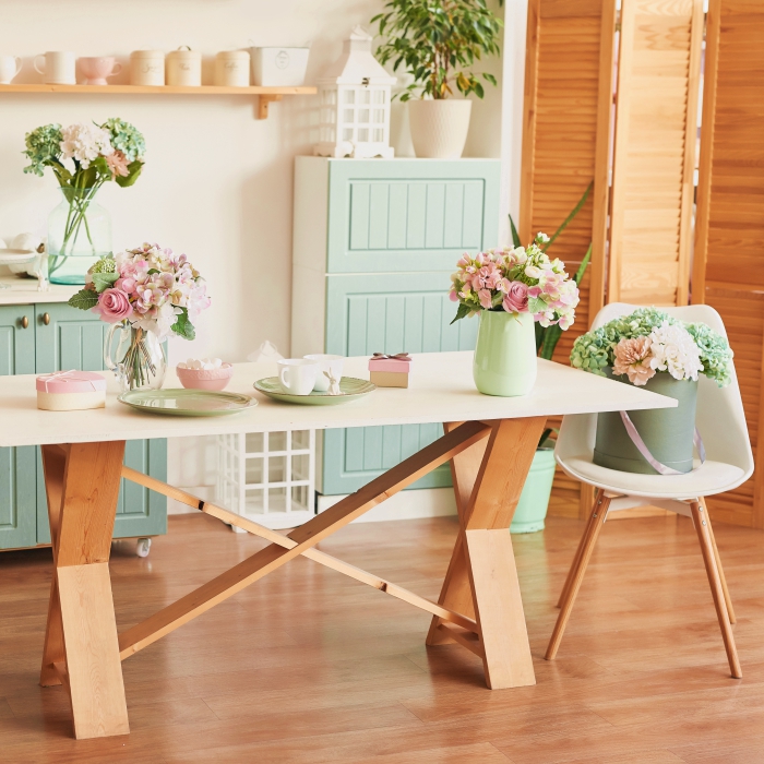 Масло для дерева TimberCare Wood Stain цвет Лесной орех 350015 шелковисто-матовое 0,2 л фото в интерьере