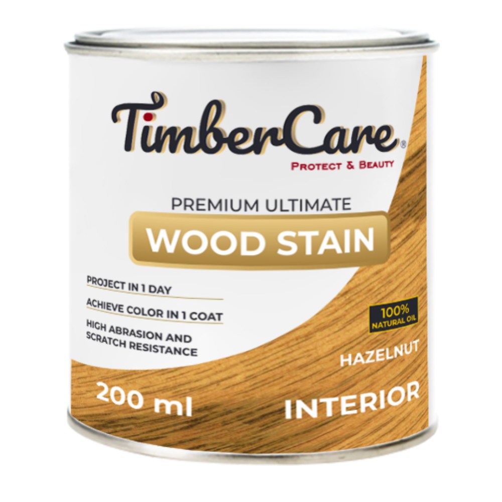 Масло для дерева TimberCare Wood Stain цвет Лесной орех 350015 шелковисто-матовое 0,2 л