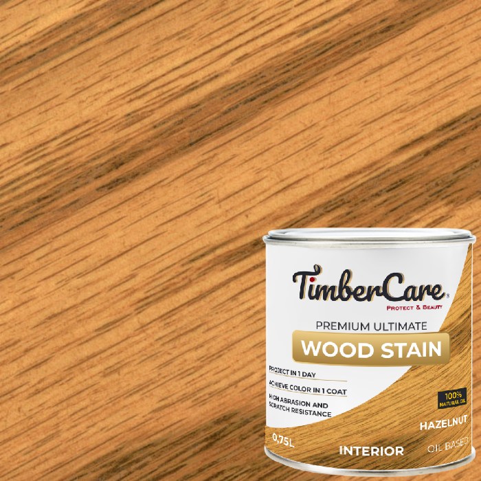 Масло для дерева TimberCare Wood Stain цвет Лесной орех 350016 шелковисто-матовое 0,75 л Масло для дерева TimberCare Wood Stain цвет Лесной орех 350016 шелковисто-матовое 0,75 л