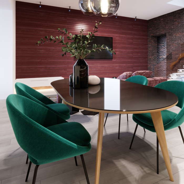 Масло для дерева TimberCare Wood Stain цвет Черешня 350031 шелковисто-матовое 0,2 л фото в интерьере