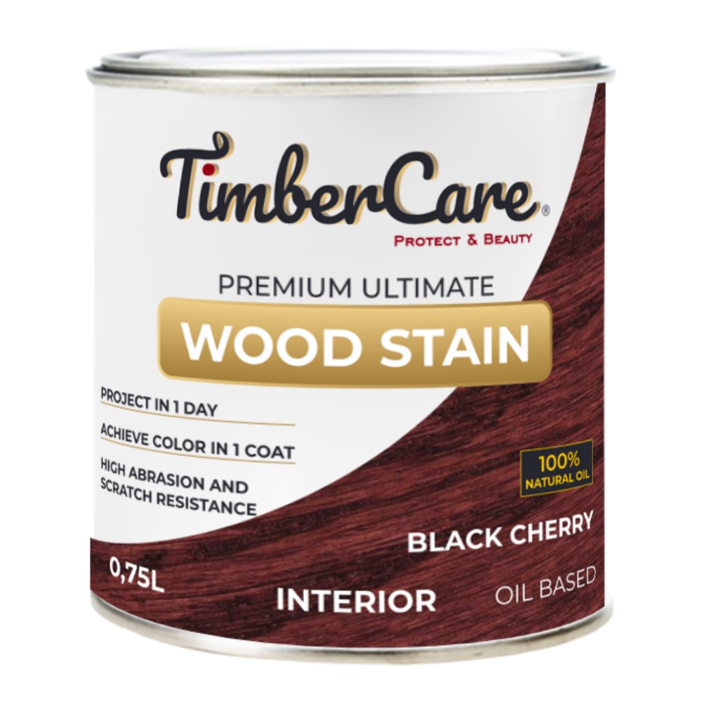 Масло для дерева TimberCare Wood Stain цвет Черешня 350032 шелковисто-матовое 0,75 л
