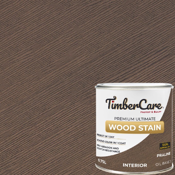 Масло для дерева TimberCare Wood Stain цвет Пралине 350034 шелковисто-матовое 0,75 л Масло для дерева TimberCare Wood Stain цвет Пралине 350034 шелковисто-матовое 0,75 л