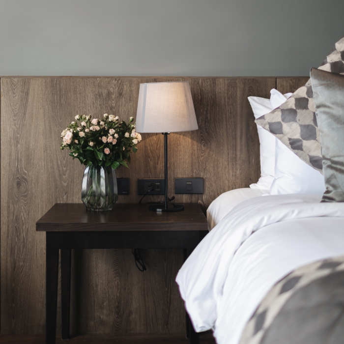 Масло для дерева TimberCare Wood Stain цвет Пралине 350034 шелковисто-матовое 0,75 л фото в интерьере