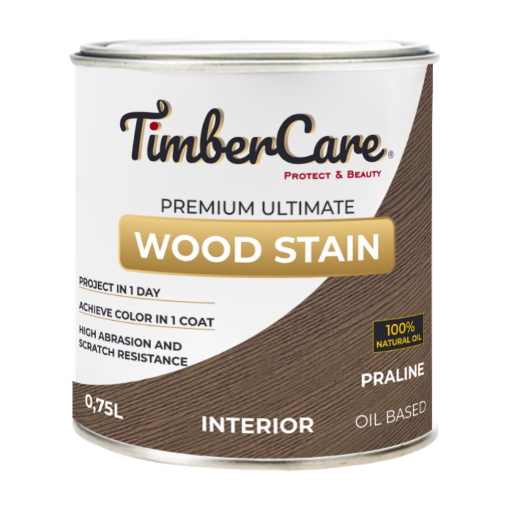 Масло для дерева TimberCare Wood Stain цвет Пралине 350034 шелковисто-матовое 0,75 л Масло для дерева TimberCare Wood Stain цвет Пралине 350034 шелковисто-матовое 0,75 л