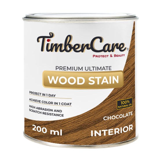 Масло для дерева TimberCare Wood Stain цвет Шоколад 350025 шелковисто-матовое 0,2 л