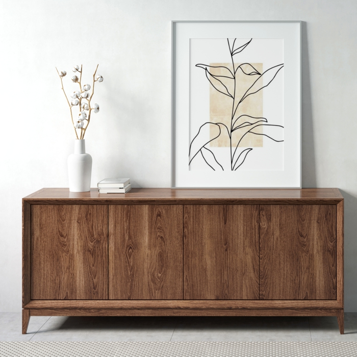 Масло для дерева TimberCare Wood Stain цвет Темный орех 350028 шелковисто-матовое 0,75 л фото в интерьере