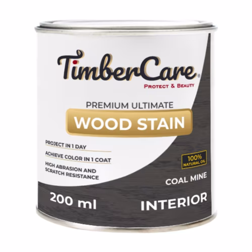 Масло для дерева TimberCare Wood Stain цвет Угольная шахта 350029 шелковисто-матовое 0,2 л