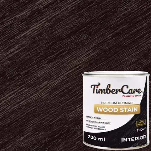 Масло для дерева TimberCare Wood Stain цвет Эбеновое дерево 350035 шелковисто-матовое 0,2 л