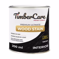 Масло для дерева TimberCare Wood Stain цвет Эбеновое дерево 350035 шелковисто-матовое 0,2 л