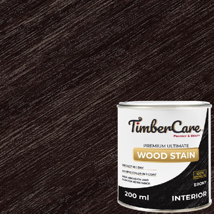 Масло для дерева TimberCare Wood Stain цвет Эбеновое дерево 350035 шелковисто-матовое 0,2 л Масло для дерева TimberCare Wood Stain цвет Эбеновое дерево 350035 шелковисто-матовое 0,2 л