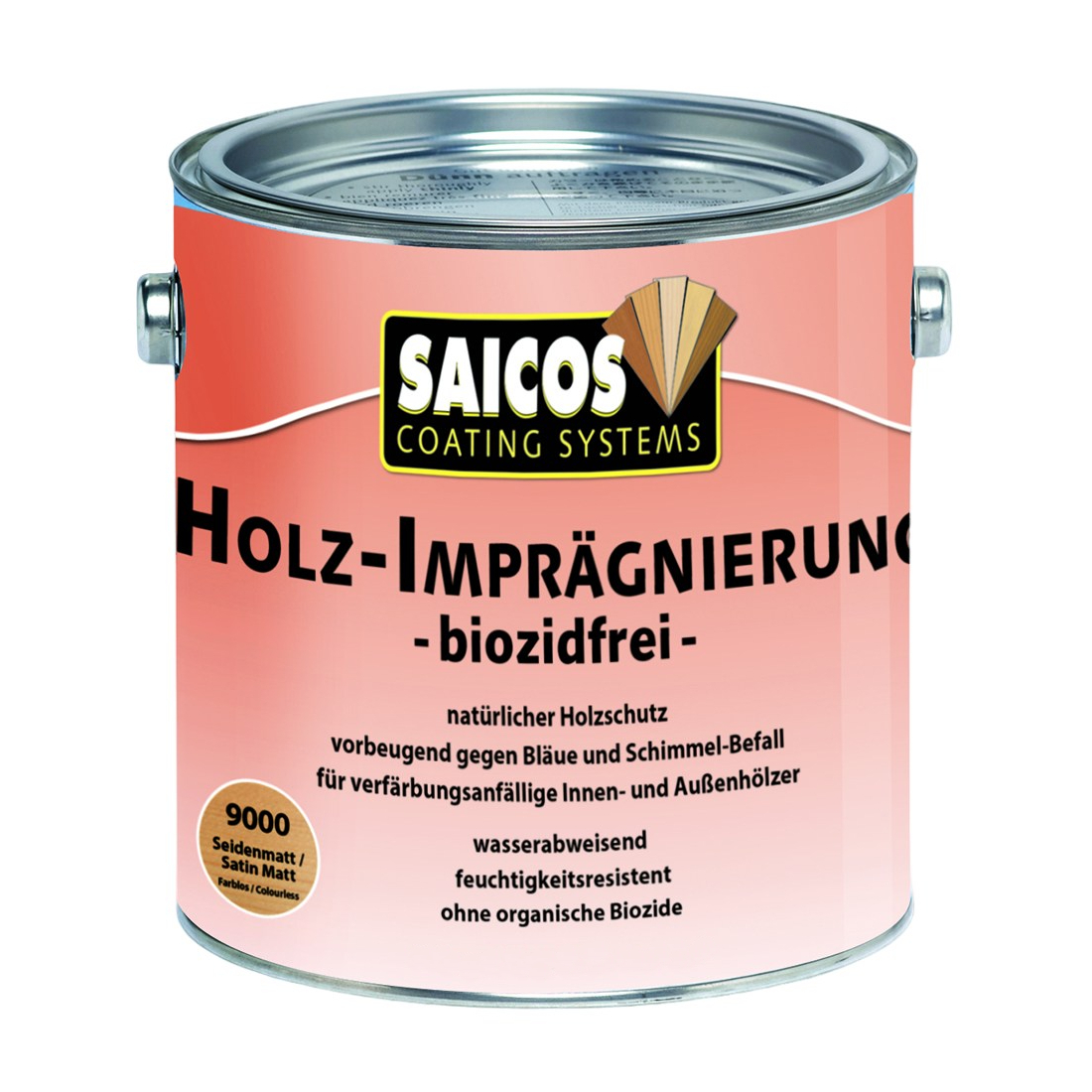 Водоотталкивающая пропитка для дерева Saicos Holz-Impragnierung biozidfrei 9000 0,75 л