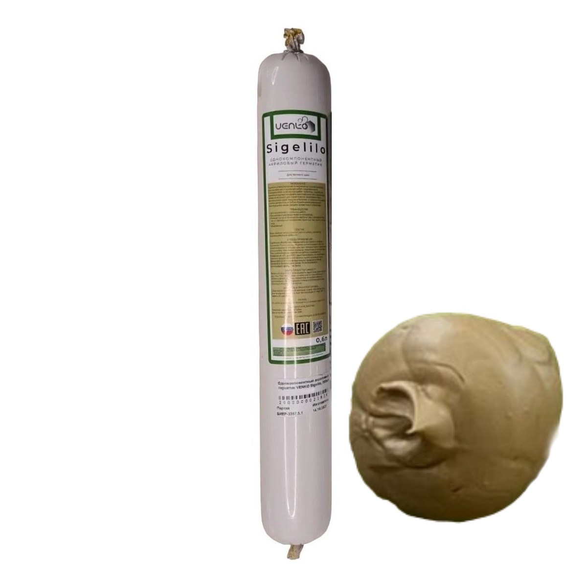 Герметик для дерева Venko Sigelilo акриловый дуб 0,6 л