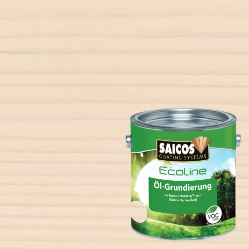 Масло грунтовочное для дерева Saicos Ecoline Ol-Grundierung цвет 3413 Береза 0,125 л