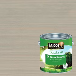 Масло грунтовочное для дерева Saicos Ecoline Ol-Grundierung цвет 3417 Серебристо-серый 0,125 л