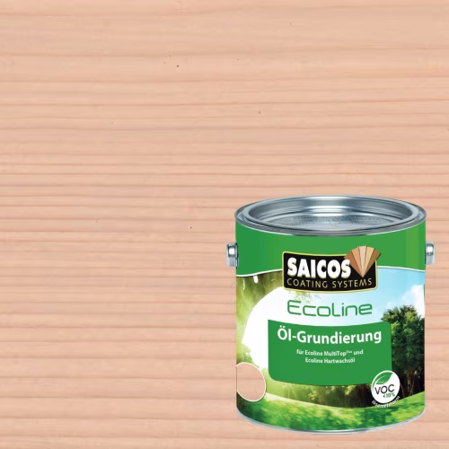 Масло грунтовочное для дерева Saicos Ecoline Ol-Grundierung цвет 3418 Груша 0,125 л