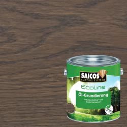Масло грунтовочное для дерева Saicos Ecoline Ol-Grundierung цвет 3477 Графит 0,125 л