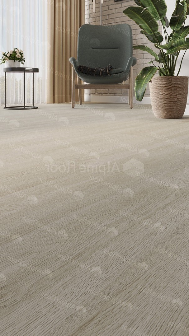 Кварцвиниловый SPC ламинат Alpine Floor Solo Plus Виваче ECO 14-201 1220×183×4 фото в интерьере