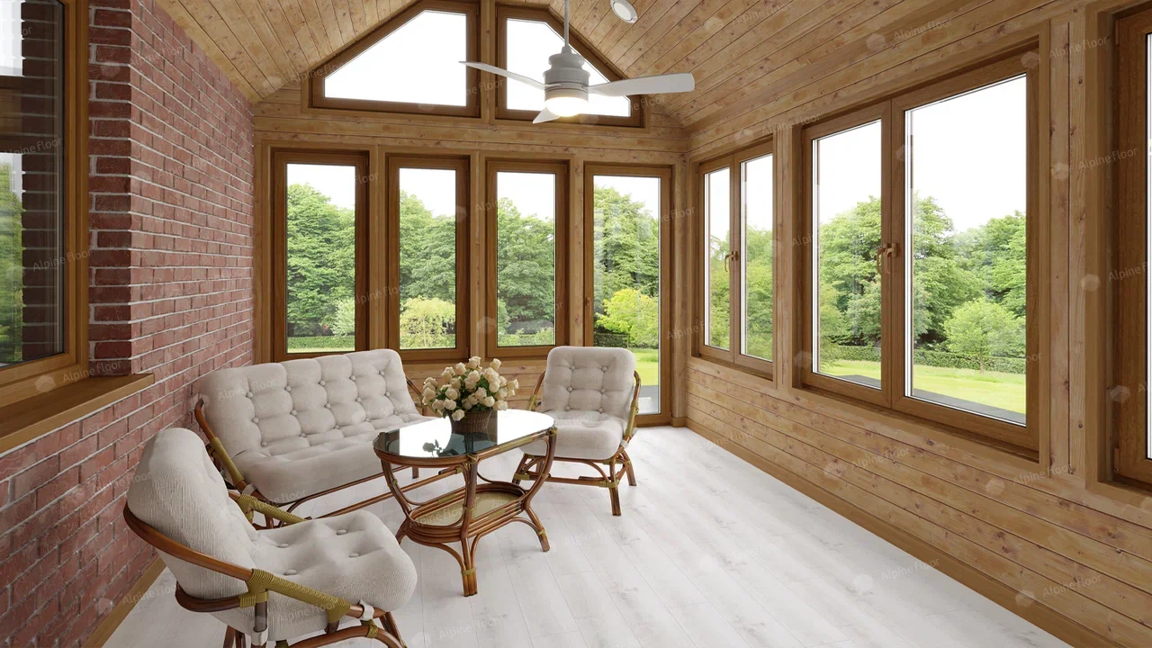 Кварцвиниловый SPC ламинат Alpine Floor Classic Light Дуб Выбеленный ECO 182-88 MC 1220×183×3,5 фото в интерьере Кварцвиниловый SPC ламинат Alpine Floor Classic Light Дуб Выбеленный ECO 182-88 MC 1220×183×3,5 фото в интерьере