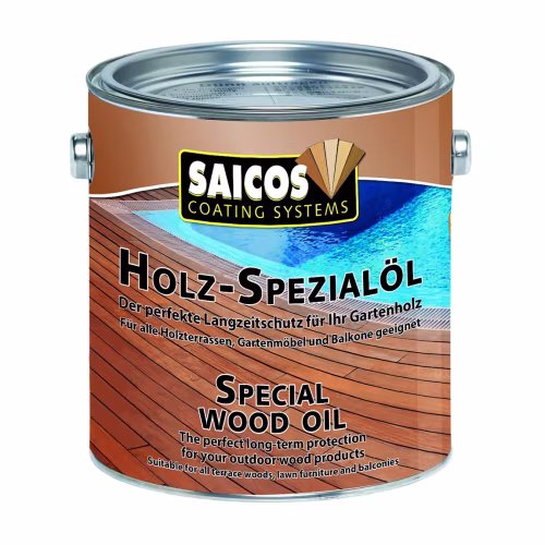 Масло для террас Saicos Holz-Spezialol цвет 0116 Для сосны и импрегнированной древесины 0,125 л