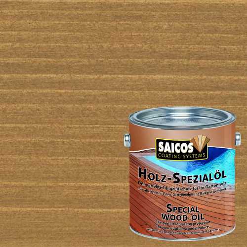 Масло для террас Saicos Holz-Spezialol цвет 0118 Тик 0,125 л