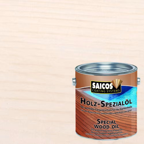 Масло для террас Saicos Holz-Spezialol цвет 0122 Белый 0,125 л