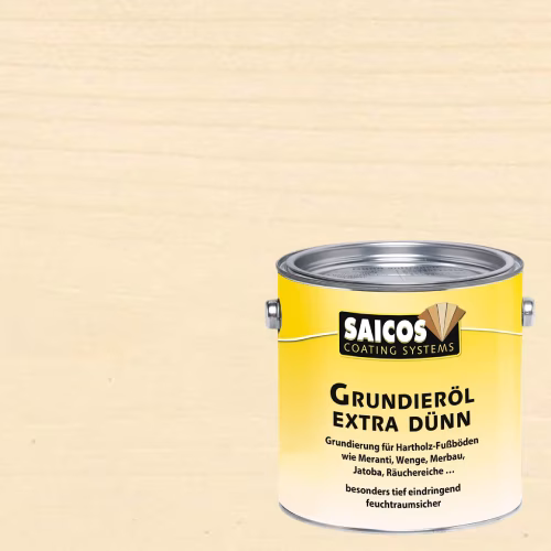 Масло бесцветное грунтовочное для пола Saicos Grundierol Extra Dunn 3001 0,125 л
