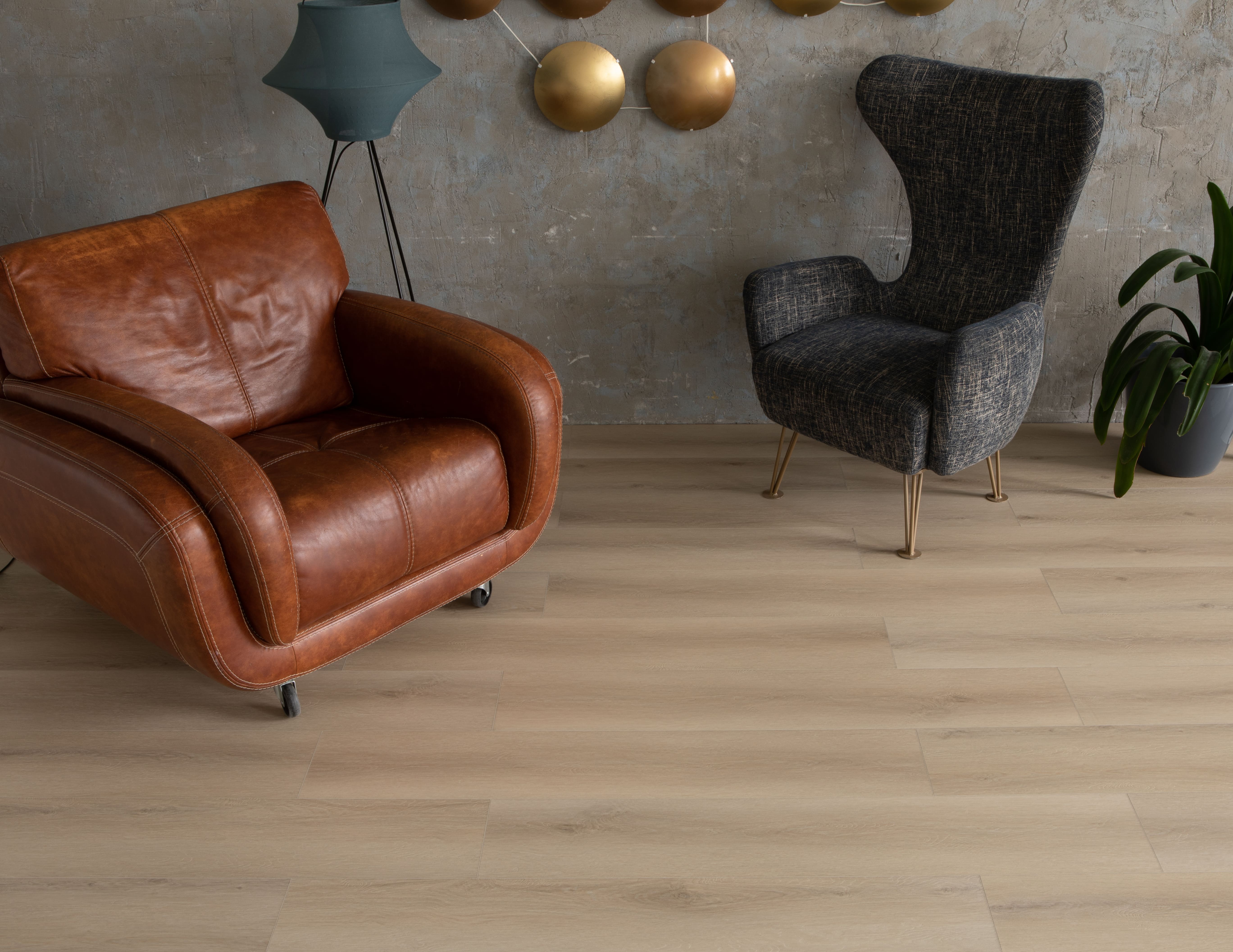 Кварцвиниловый SPC ламинат Vinilam Cork Дуб Намюр 10120V 1220×227×7